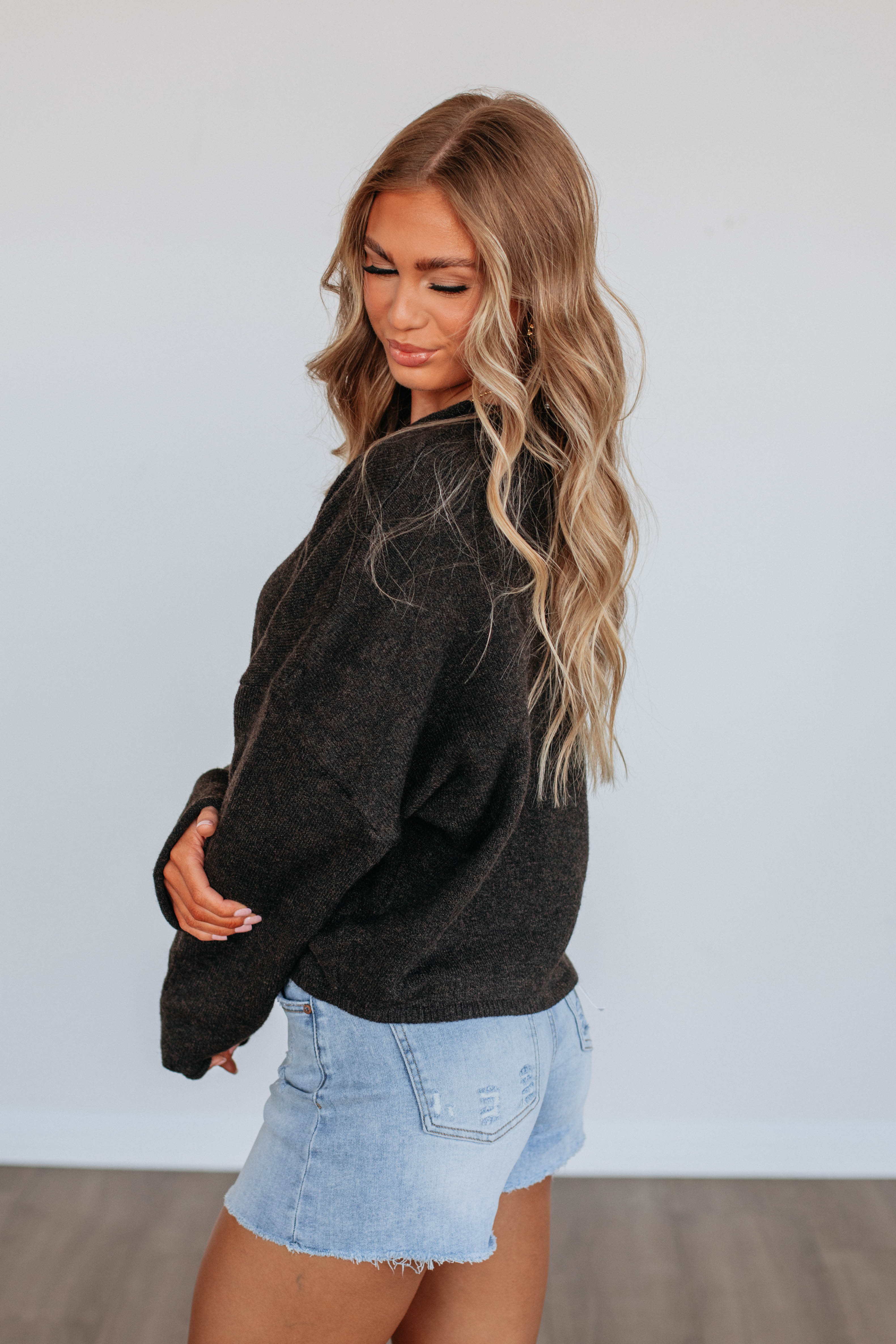 Brooke Cardigan Women's Knit Sweater - Soft & Cozy Espresso Brown Cardigan for Fall & Winter | Perfect for Casual Outfits, Office Wear & Layering