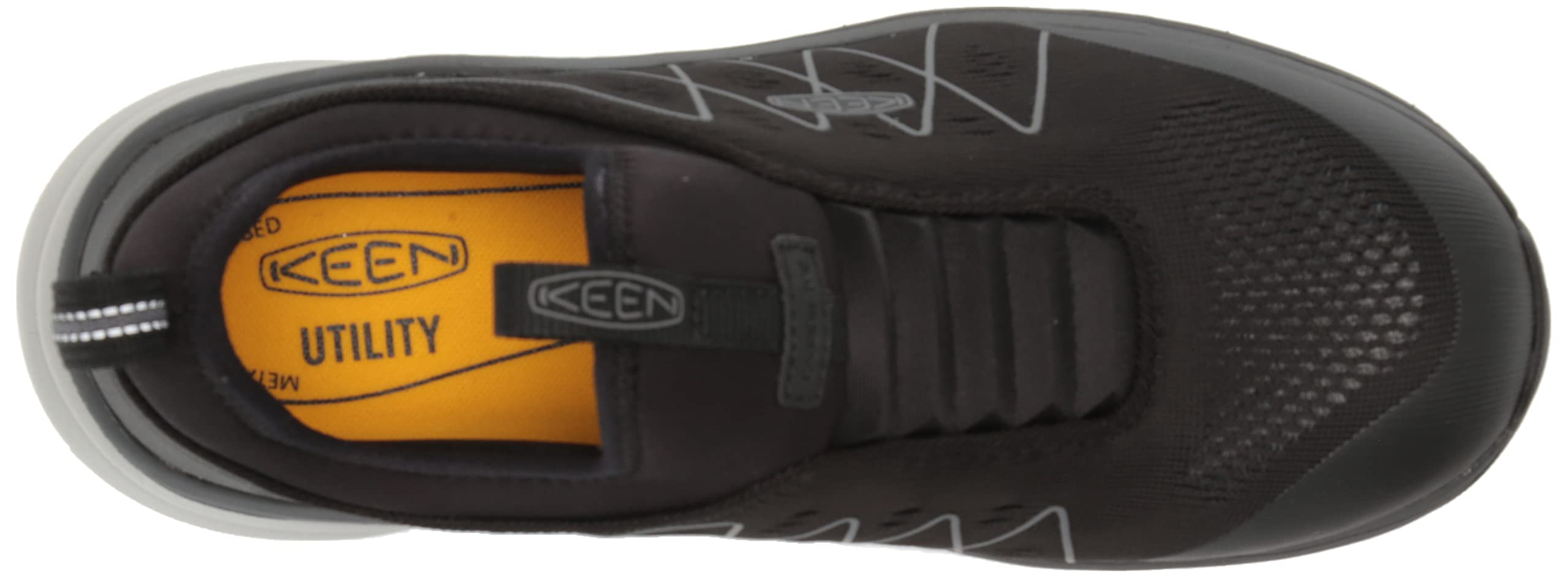 KEEN Utility Men's Vista Energy Slip-On Work Shoe with Composite Toe | Lightweight & Comfortable Industrial Safety Shoes for Construction, Warehouse & Outdoor Work