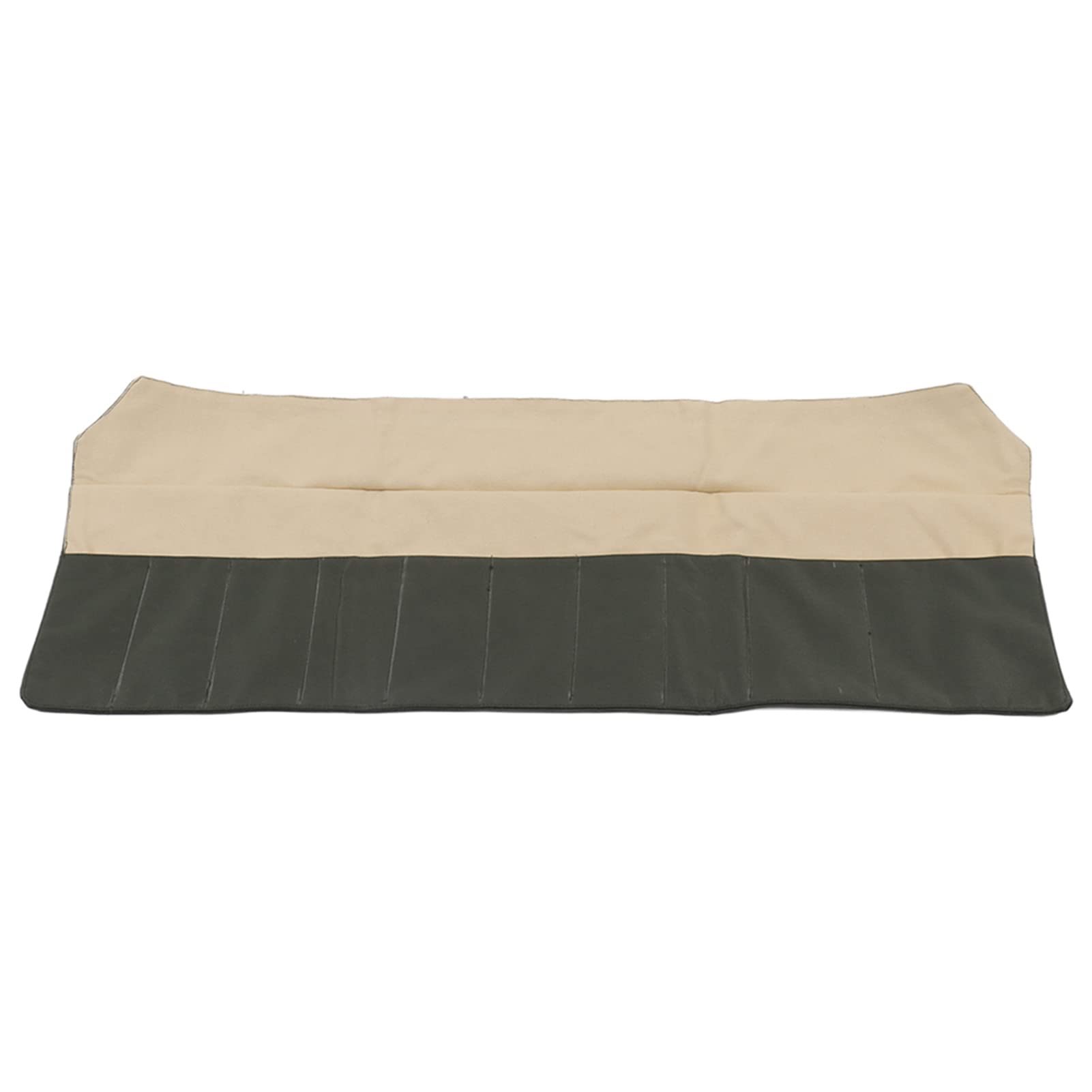 Waterproof Canvas Bonsai Tool Pouch - Durable Roll-Up Organizer for Woodworking & Electrician Tools (Gardening/DIY Use)