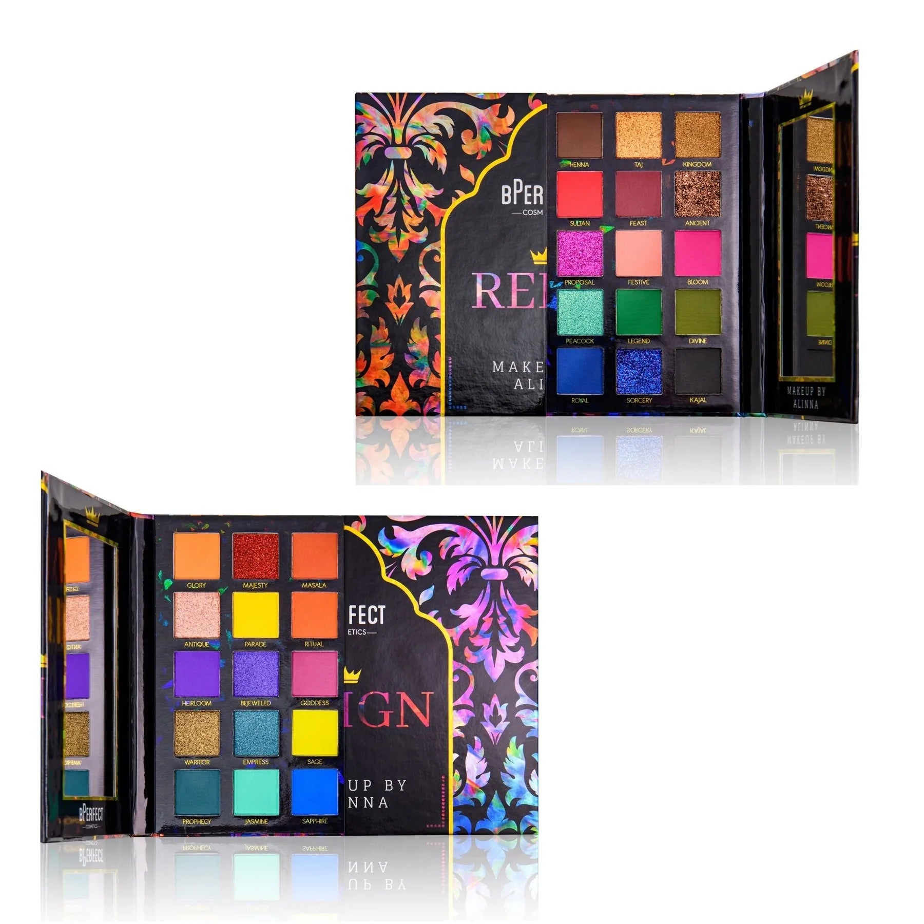 Reign Palette - Alinna x BPerfect Professional Makeup Eyeshadow Palette | Perfect for Party, Night Out & Special Occasion Looks