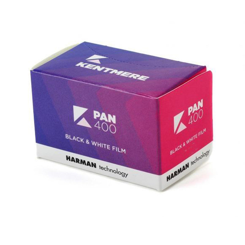Kentmere Pan 400 35mm Black & White Film Roll (ISO 400) - Perfect for Street Photography, Low Light & Artistic Shots