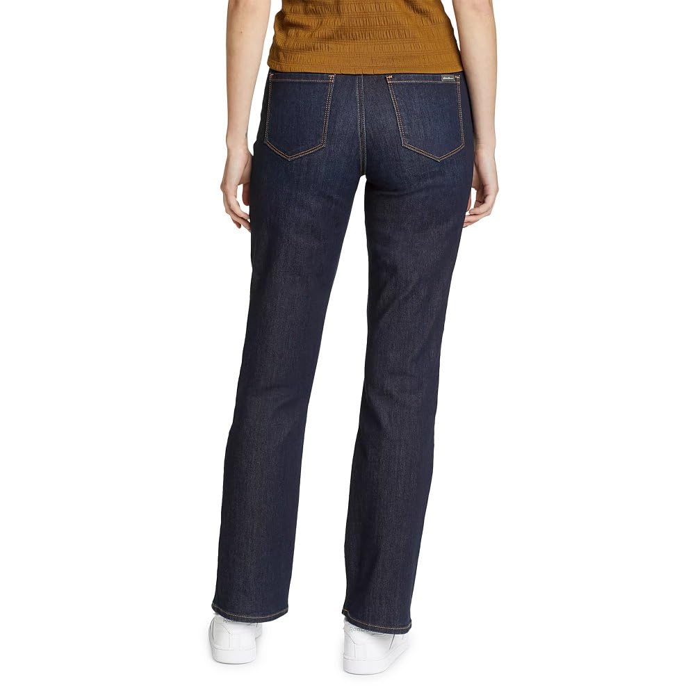 Eddie Bauer Women's Voyager High-Rise Bootcut Jeans - Classic Fit Stretch Denim Pants for Hiking, Travel & Everyday Comfort