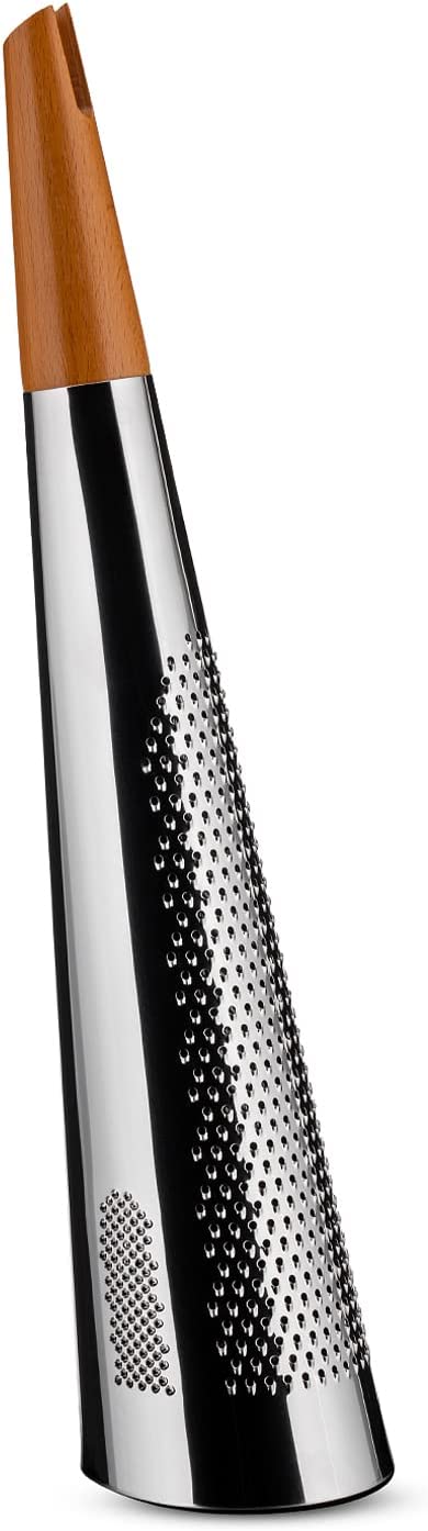 Alessi Todo Giant Cheese Grater - Premium Stainless Steel Kitchen Tool for Shredding Cheese, Vegetables & More - Perfect for Cooking, Baking & Meal Prep