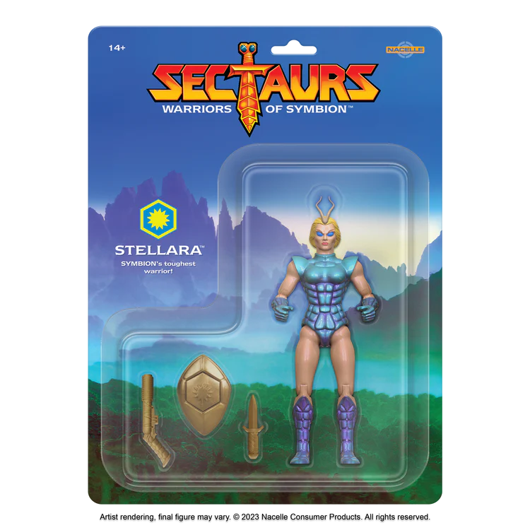 Sectaurs: Warriors of Symbion Stellara Action Figure - Collectible Toy for Kids & Adults - Perfect for Display, Play & Sci-Fi Collections