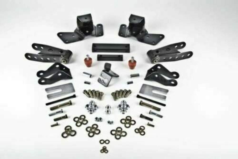 Belltech 6909 Heavy Duty Shackle and Hanger Kit for Truck & SUV Suspension Lift - Off-Road & Towing Upgrade Accessories