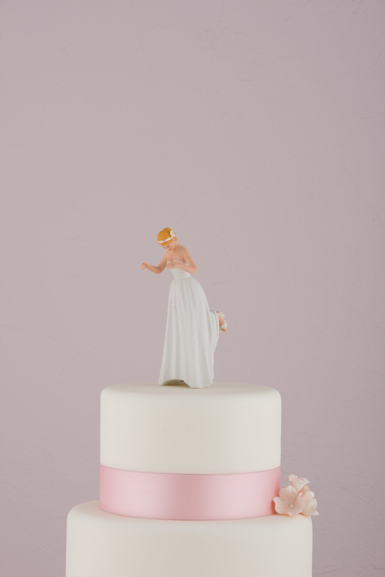 Weddingstar True Romance Light Tone Bride Cake Topper - Elegant White Wedding Cake Decoration for Bridal Showers, Receptions & Anniversary Celebrations