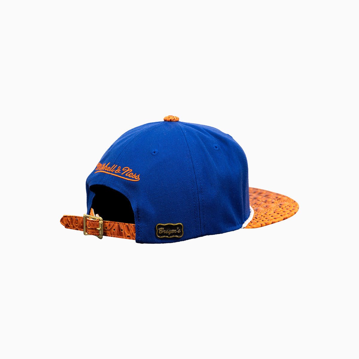 Breyer's Buck 50 New York Knicks Adjustable Baseball Cap with Genuine Leather Visor - Stylish NBA Fan Gear for Basketball Games & Streetwear Fashion
