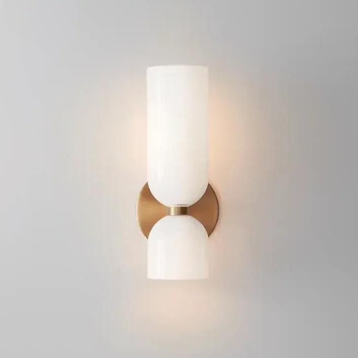 White Wall Sconce Lights - Up and Down Lighting for Indoor Spaces | Perfect for Living Room, Bedroom, and Hallway Decor