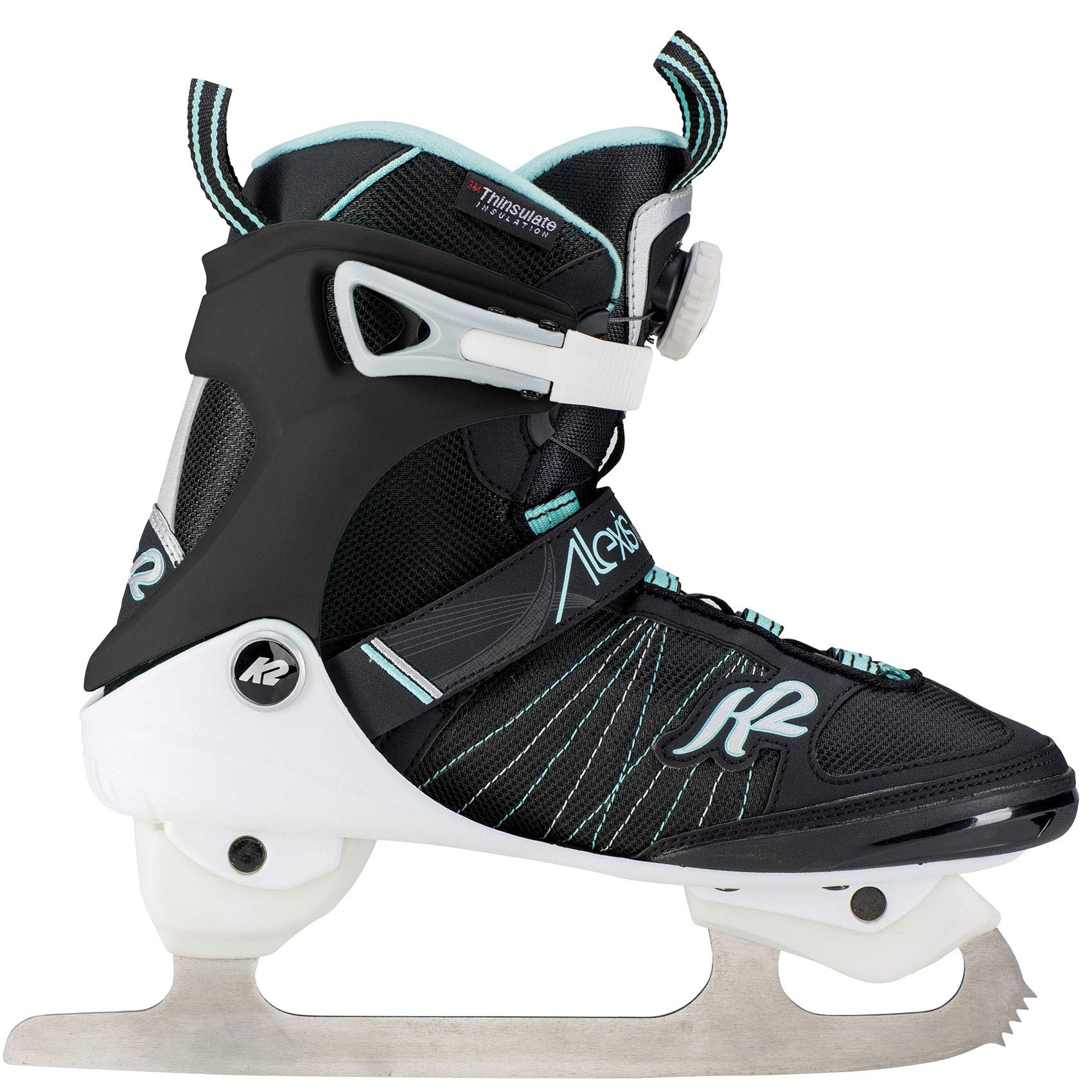 K2 Skate Women's Alexis Boa Ice Skates - Comfortable Figure Skates for Women with Boa Lacing System - Perfect for Ice Rink, Recreational Skating & Winter Sports