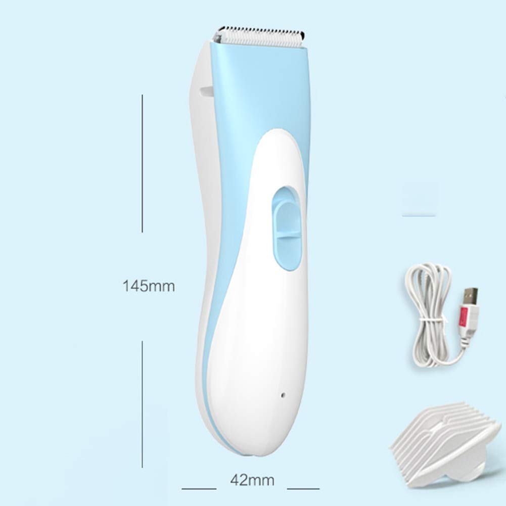 OUSIKA Rechargeable Electric Baby Hair Clipper - Silent Cordless Hair Trimmer for Kids & Infants - Gentle Hair Cutting for Home Use & Travel