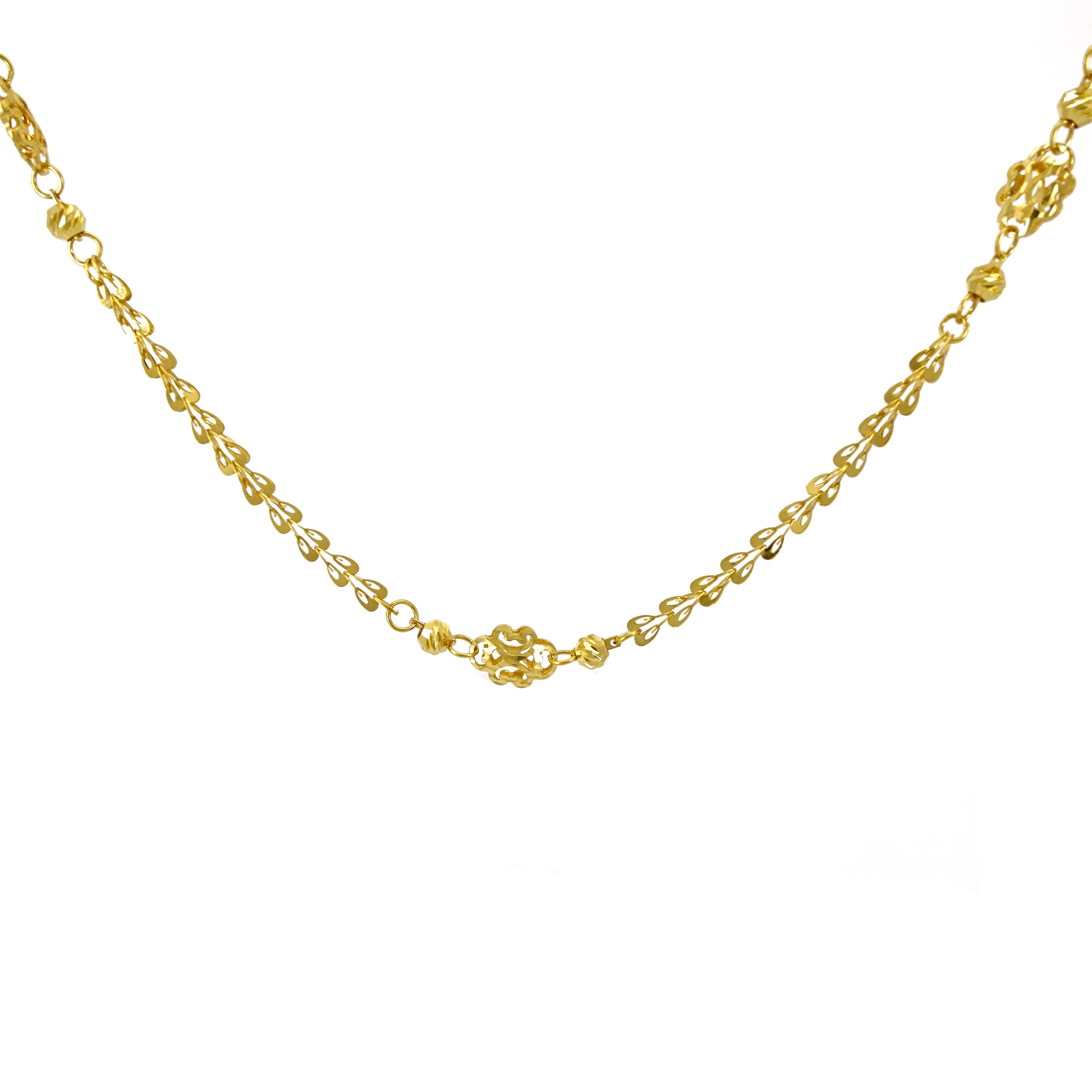 24K Gold Necklace for Women - Elegant & Hypoallergenic Real Gold Jewelry - Perfect for Weddings, Anniversaries & Special Occasions