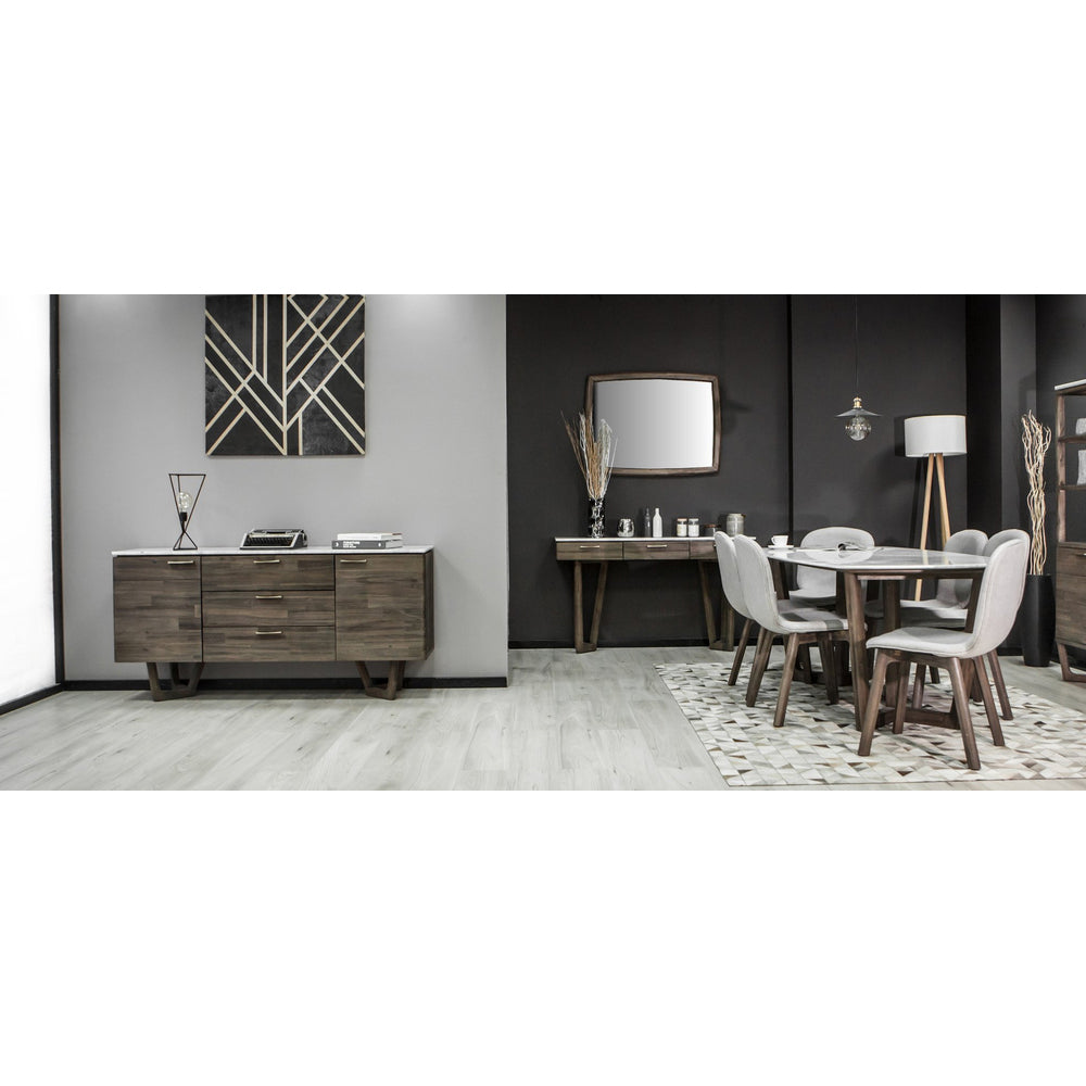 Rectangle Marble Top Dining Table - Modern Kitchen & Dining Room Furniture for Home Decor | Perfect for Family Gatherings & Dinner Parties