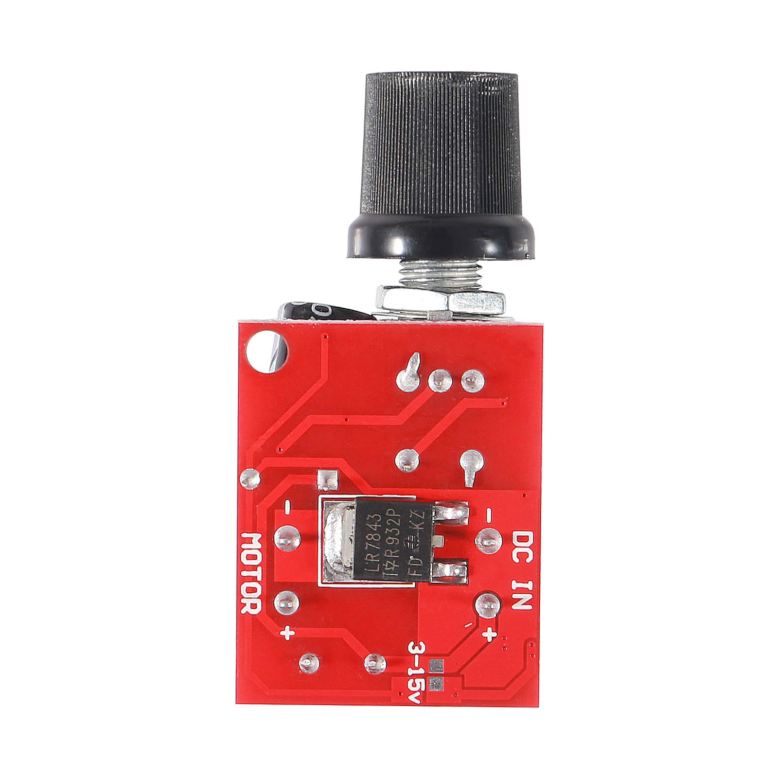 6PCS DC Motor PWM Speed Controller 3V-35V 5A 90W with Adjustable Knob - Mini LED Dimmer for DIY Projects, Robotics, and Model Trains