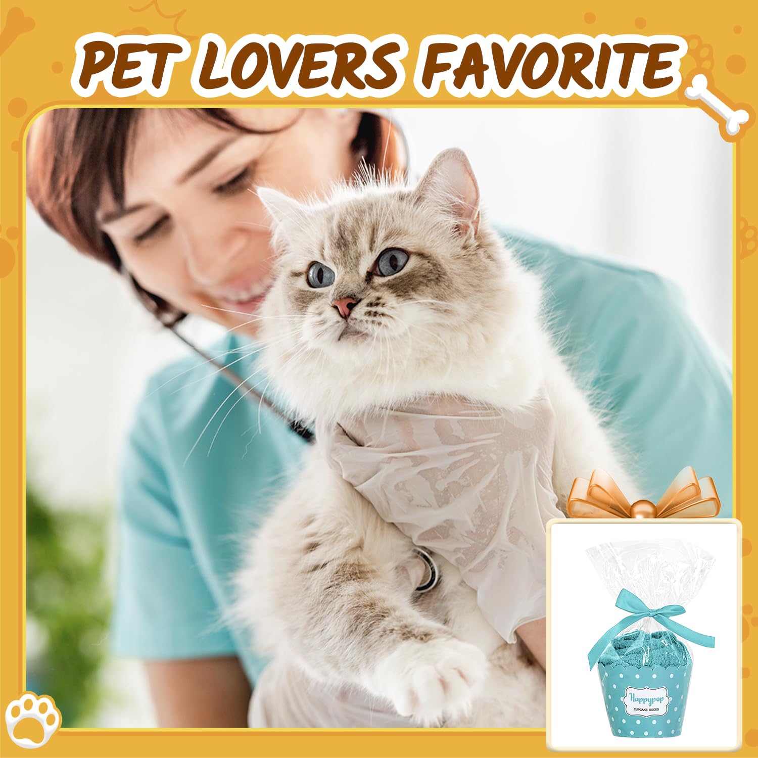 Funny Cat Socks for Women - Cute Fuzzy Green Socks as Unique Gifts for Mom, Cat Lovers & Her | Perfect for Mother's Day, Birthday Presents & Cozy Home Wear