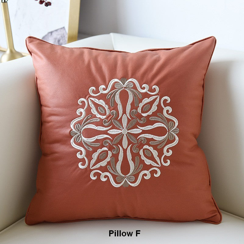 Decorative Flower Pattern Throw Pillows for Couch - Modern Contemporary Sofa Pillow Covers - Soft Accent Pillows for Living Room, Bedroom & Home Decor