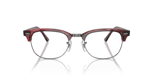 Striped Red on Gunmetal/Demo Lens