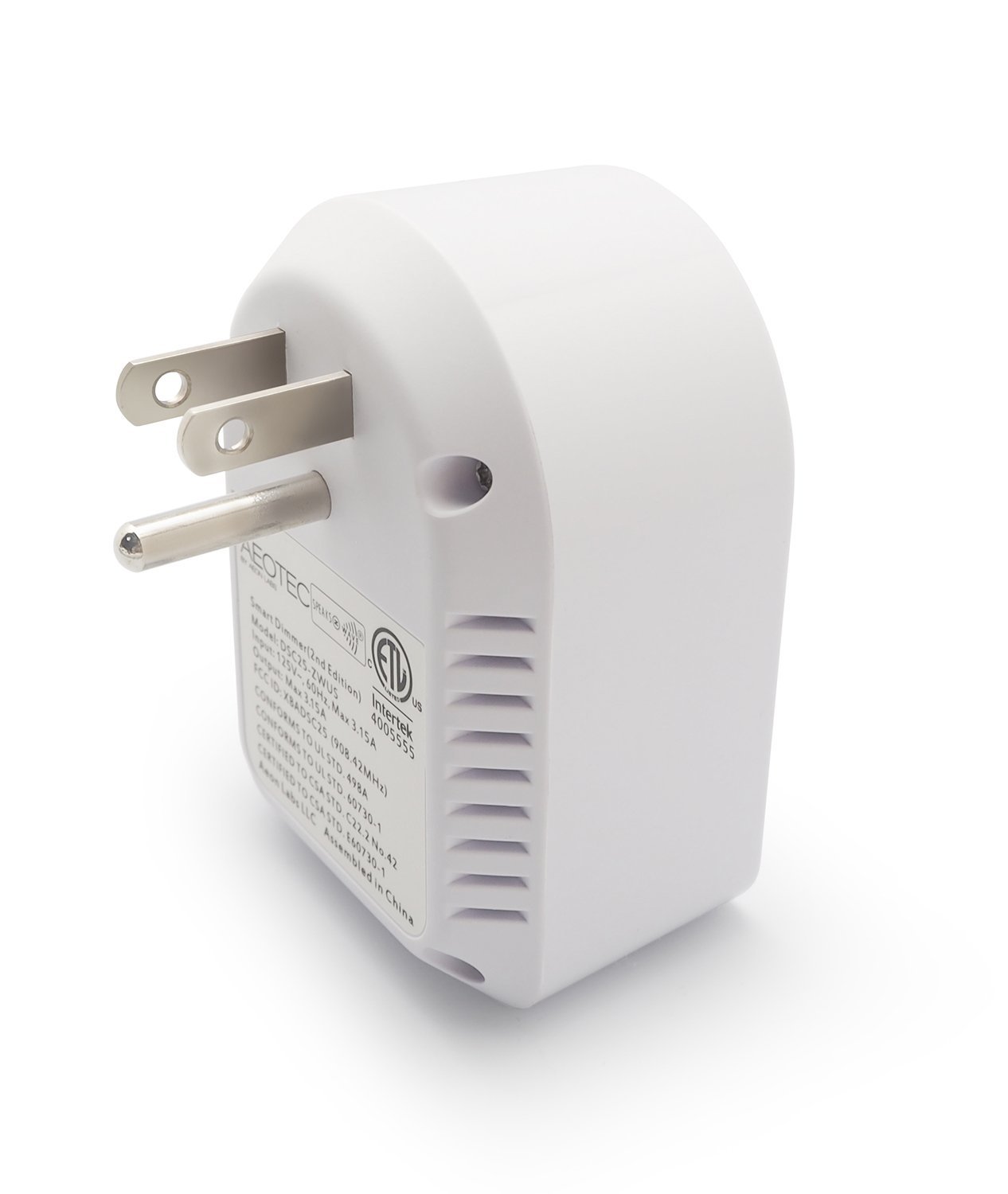 Aeotec Smart Dimmer 2E - Z-Wave Plug-in Dimmable Light Switch for Lamps & Fixtures | Smart Home Automation & Lighting Control for Bedroom, Living Room & Office