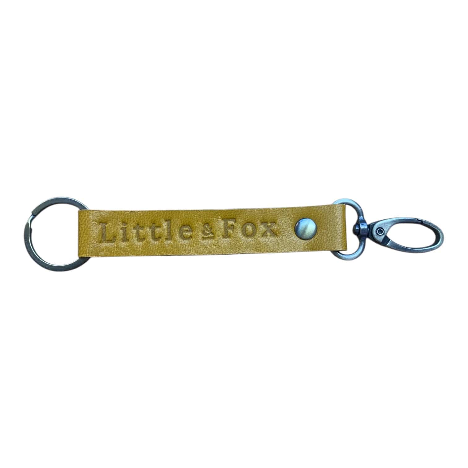 Premium Genuine Leather Keychain - Durable & Stylish Key Holder for Home, Office, Car Keys | Gift for Men & Women