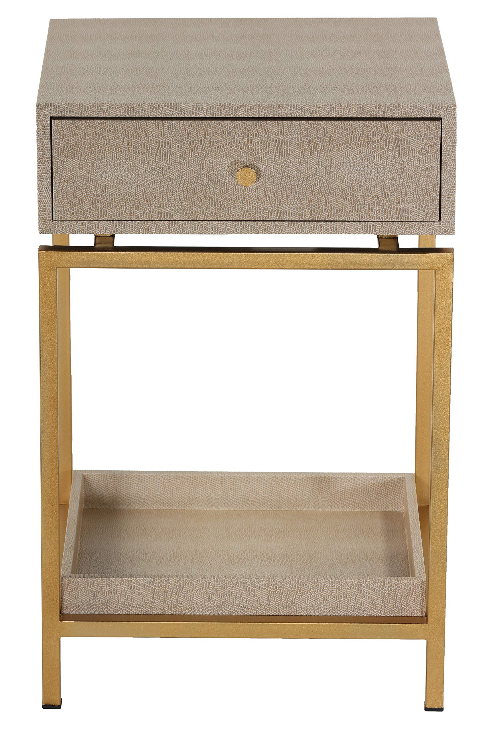 Cortesi Home Everett Nightstand End Table - 24.5