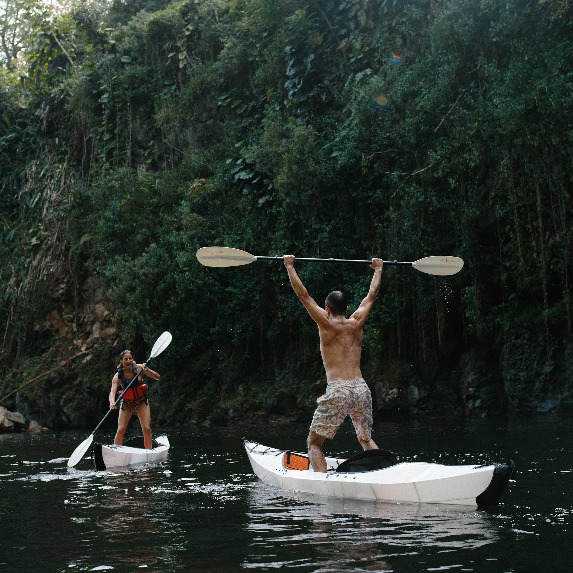 Oru Kayak Beach LT - Lightweight Foldable Kayak for Travel & Adventure | Portable Kayak for Lakes, Rivers & Coastal Waters