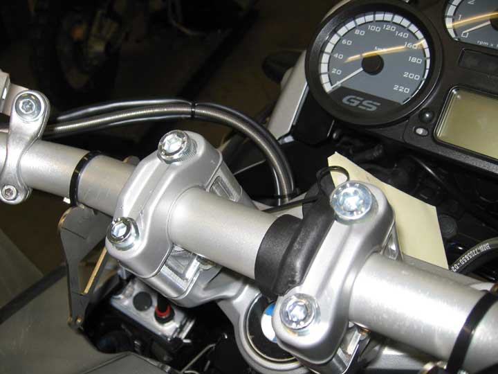 Touratech R1200GS (2008-2012) & R1200GS ADV (2008-2013) Motorcycle Handlebar Risers - Off-Road Adventure Upgrade for BMW GS Series