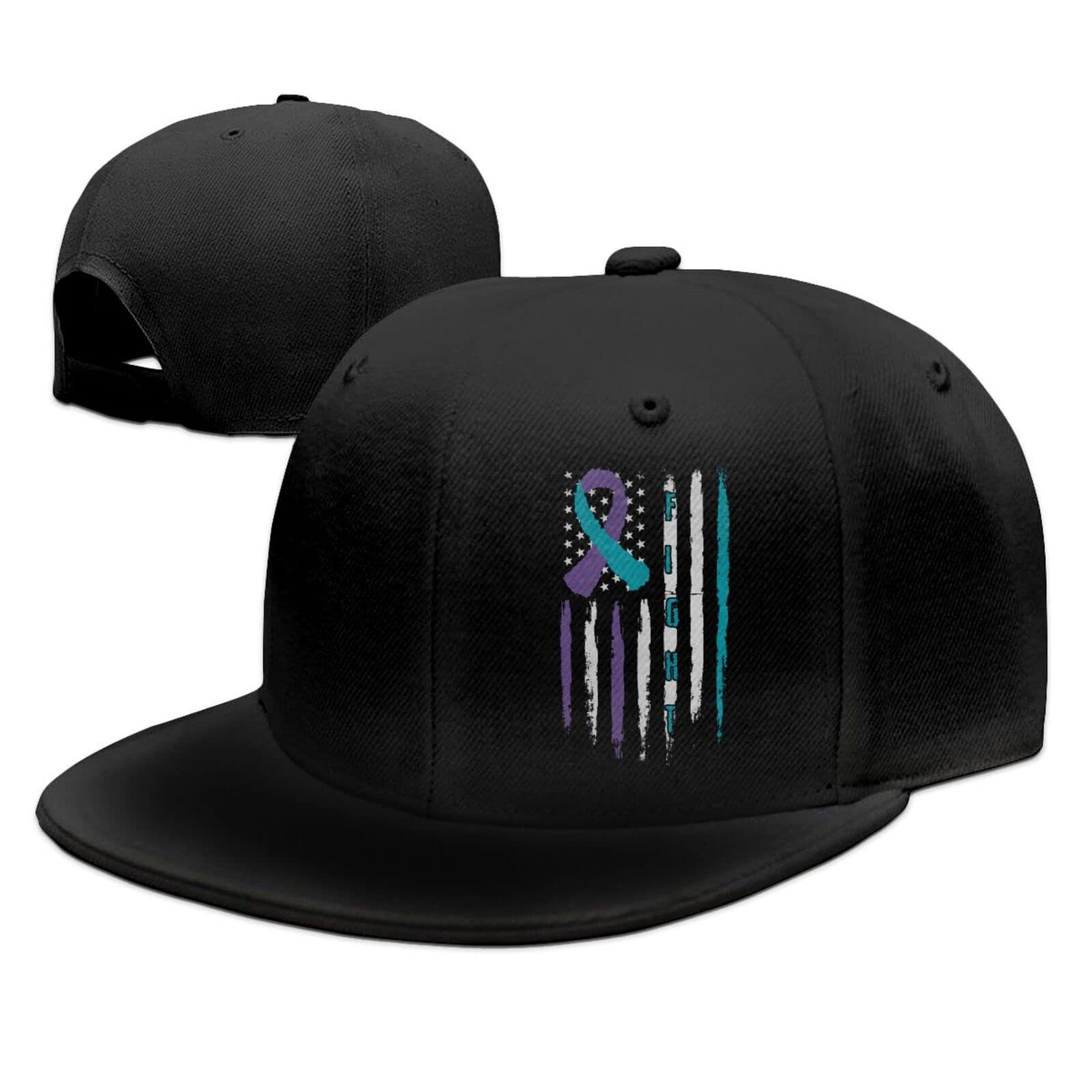 DARLEKS Suicide Prevention Awareness Snapback Hats for Men - Adjustable Baseball Cap for Mental Health Support | Perfect for Fundraisers, Awareness Events & Everyday Wear