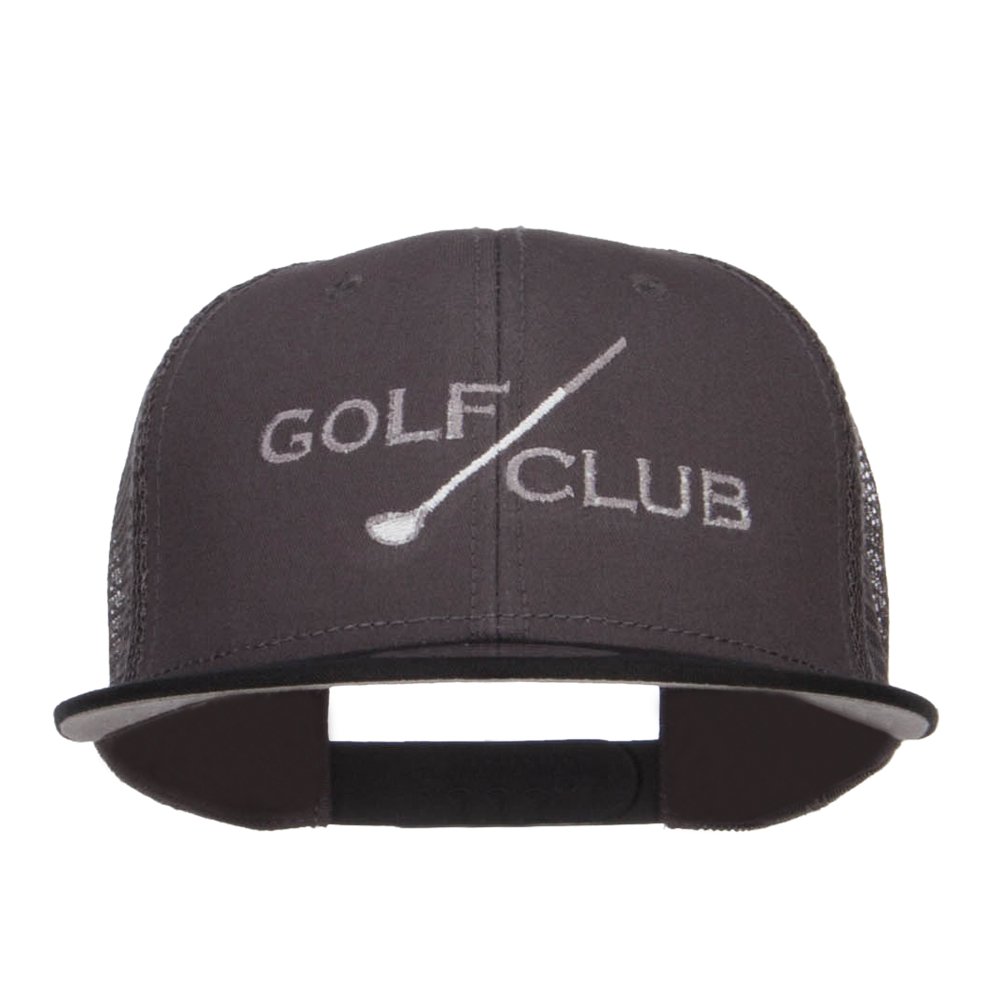E4Hats.com Golf Club Embroidered Mesh Snapback Cap - Adjustable Dad Hat for Men & Women - Perfect for Golfing, Outdoor Sports & Casual Wear
