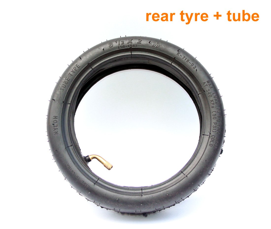 8.5x2 Air Tire & Tube Replacement for Xiaomi M365/Mijia Electric Scooter - Inflatable Spare Tire for Commuting, City Travel & Outdoor Adventures