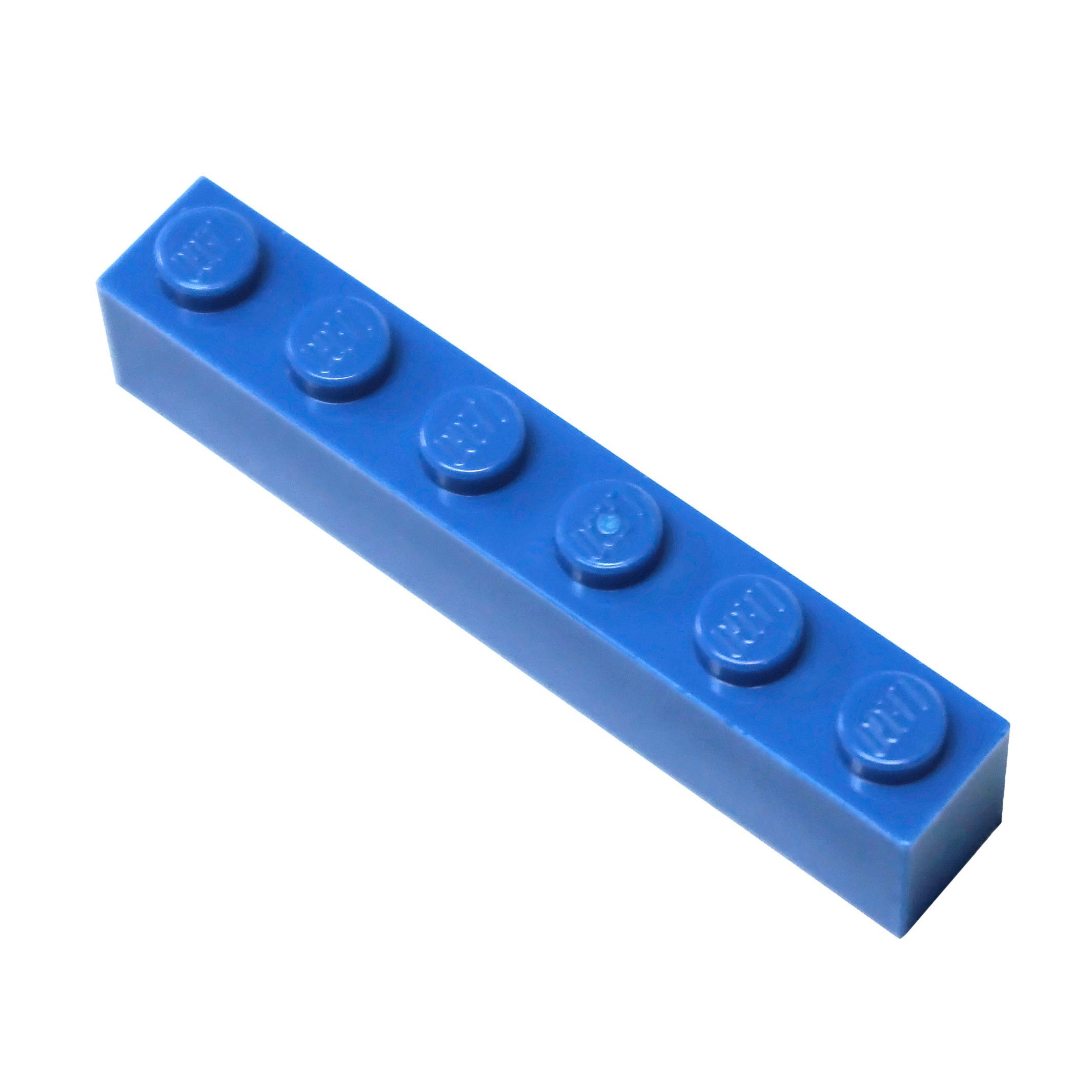 50PCS LEGO Bright Blue 1x6 Bricks - Bulk Building Blocks for Kids, DIY Projects, and Creative Play | Perfect for LEGO Sets, Model Kits, and Educational Activities
