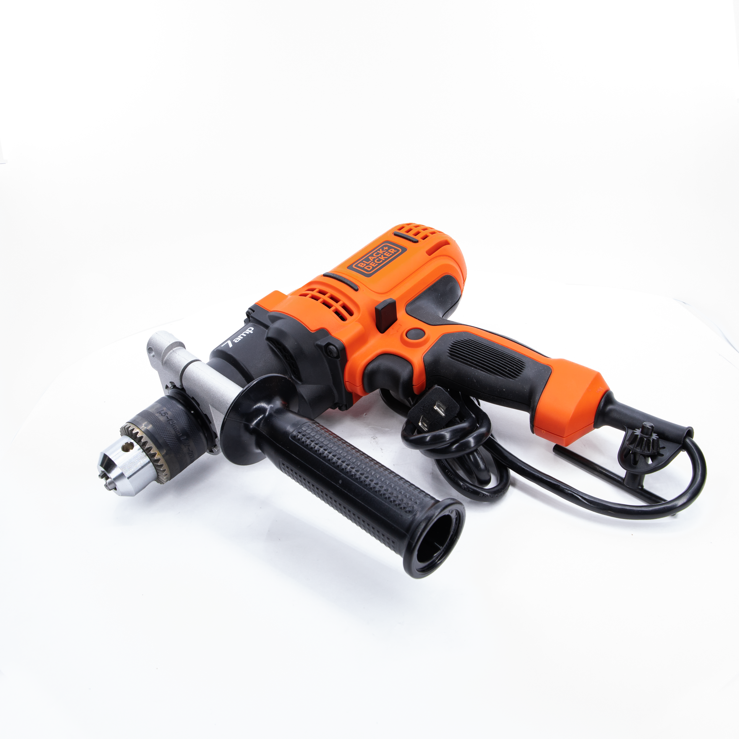 7.0 Amp 1/2 Inch Heavy Duty Electric Drill Driver Kit - Perfect for DIY Projects, Home Repairs & Woodworking