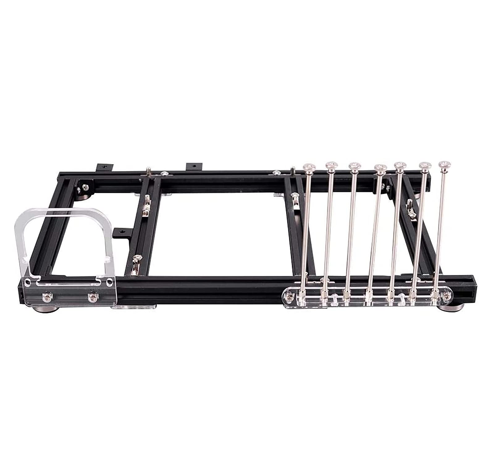 Mini ITX MATX ATX PC Test Bench - Open Air DIY Computer Case for Overclocking & Vertical GPU Mount | Aluminum Chassis for HTPC, Gaming Rigs & Liquid Cooling Systems | Perfect for PC Builders, Tech Enthusiasts & Benchmark Testing