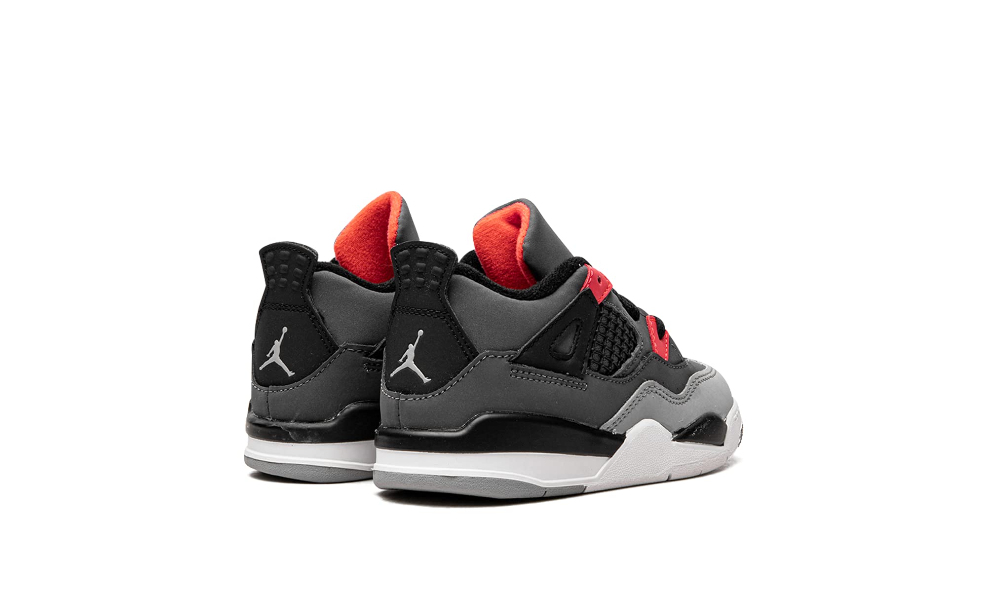 Jordan Air 4 TD Toddler Shoes Size 5C - White/Infrared BQ7670-061 | Basketball Sneakers for Kids, Comfortable Playtime & Casual Wear