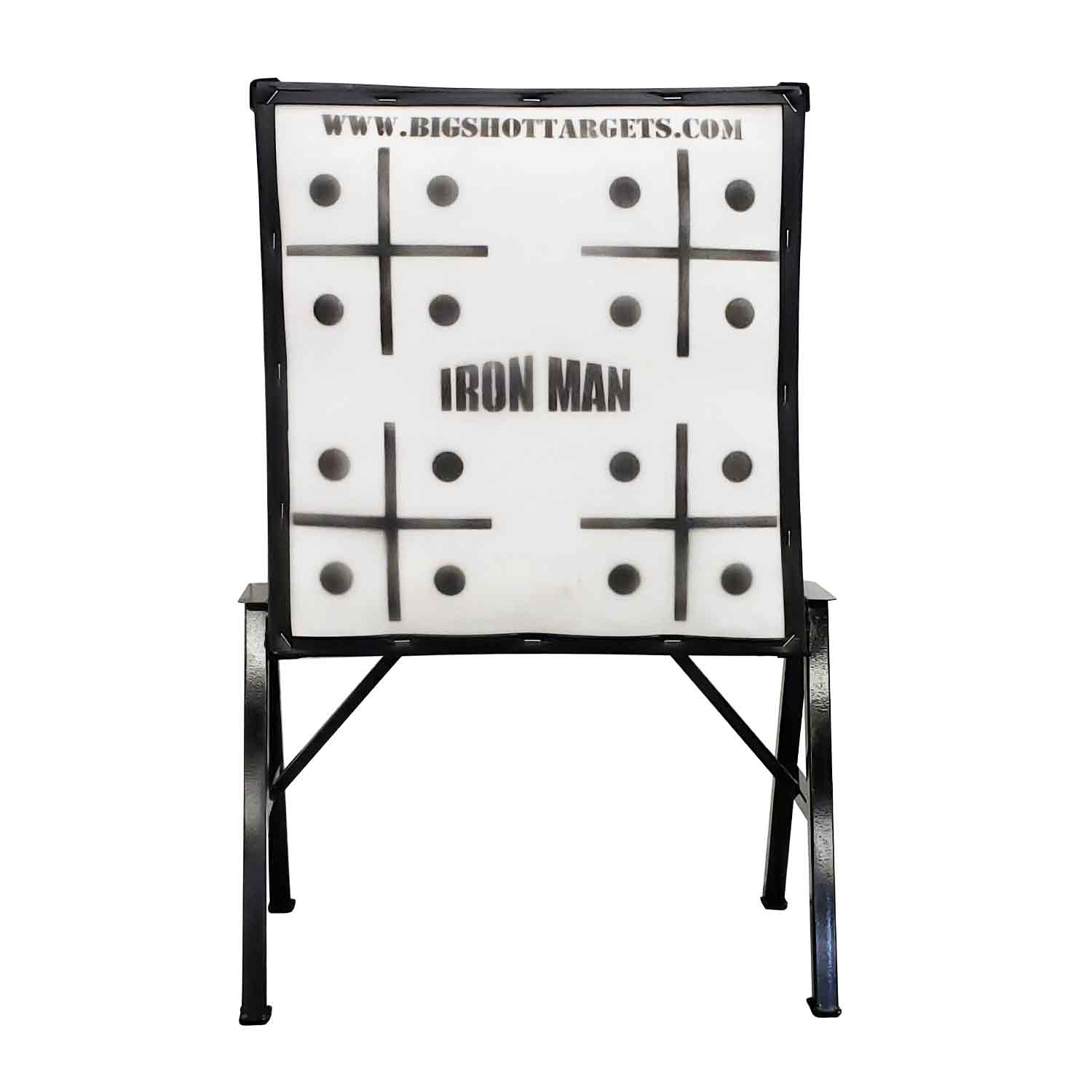 Iron Man Target Stand - Big Shot for Outdoor Shooting & Nerf Gun Games - Perfect for Backyard, Range & Party Activities