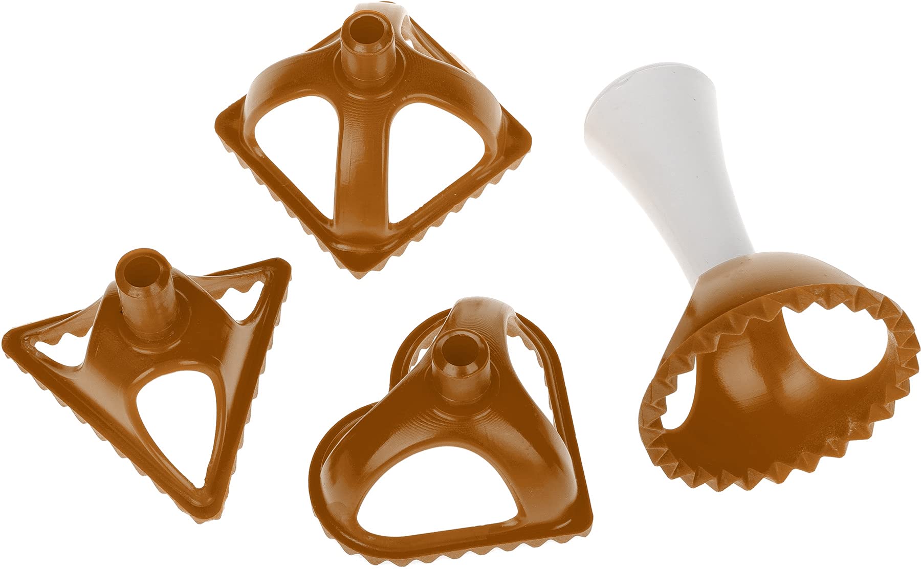 Round Ravioli Stamp Set of 4 - Stainless Steel Pasta Maker & Dough Press for Homemade Ravioli, Dumplings - Perfect for Italian Cooking, DIY Pasta Making & Kitchen Gifts