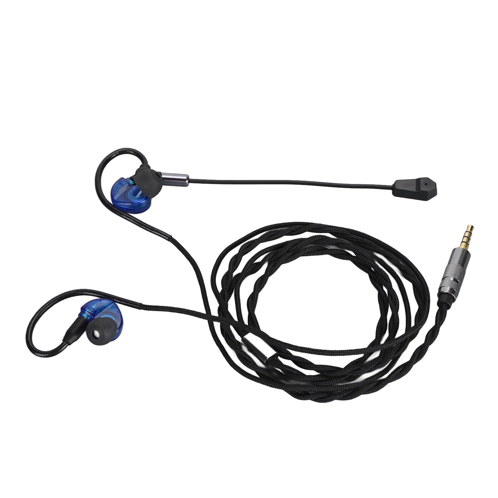 Ciciglow Detachable Gaming Headphones with Noise Canceling - 3.5mm Wired Headset with 10mm Speaker - Lightweight PC Gaming Headphones for Laptop, Computer (Blue) - Perfect for Gaming, Streaming & Online Classes