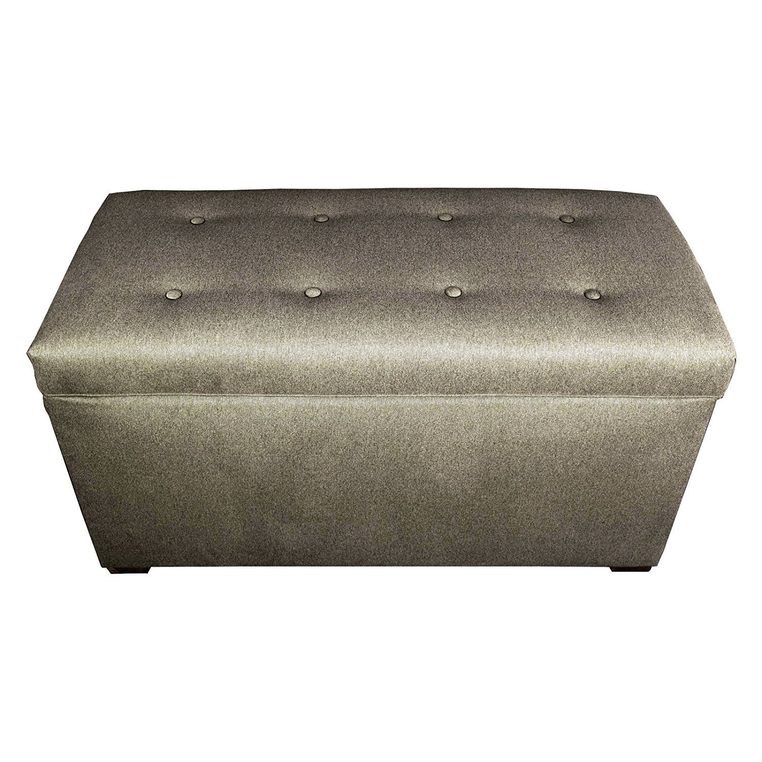 MJL Furniture Angela Dawson Upholstered Storage Bench with Lift Top - Perfect for Entryway, Living Room & Bedroom Organization