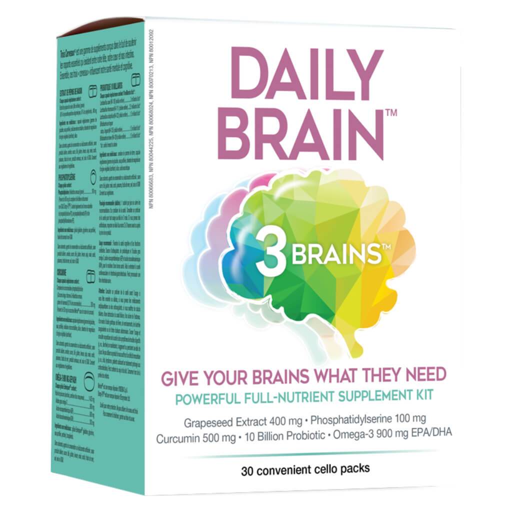 Premium Daily Brain Supplement Kit for Memory & Focus - Natural Nootropic Booster for Mental Clarity & Cognitive Support - Perfect for Students, Professionals & Seniors