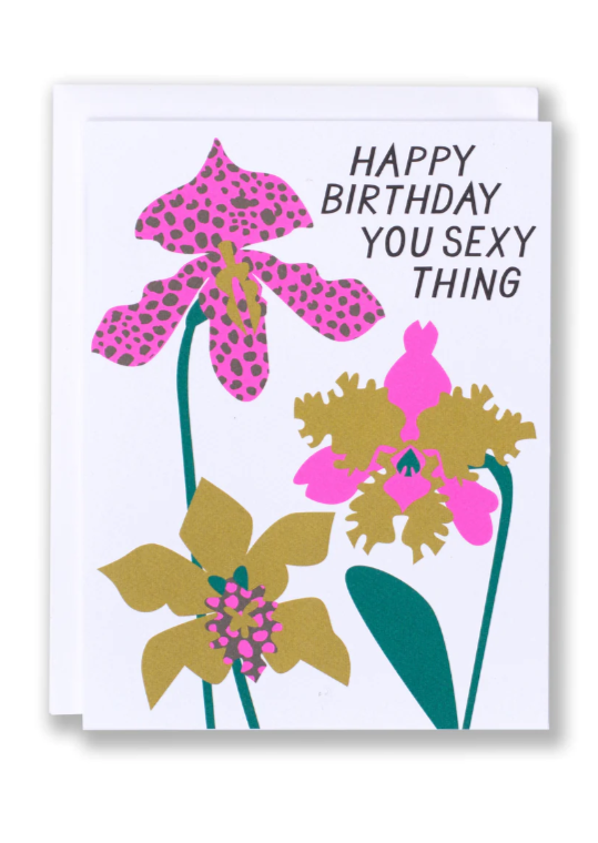 You Sexy Thing Birthday Card - Funny & Unique Greeting Card for Birthday Wishes - Perfect for Spouses, Partners & Loved Ones