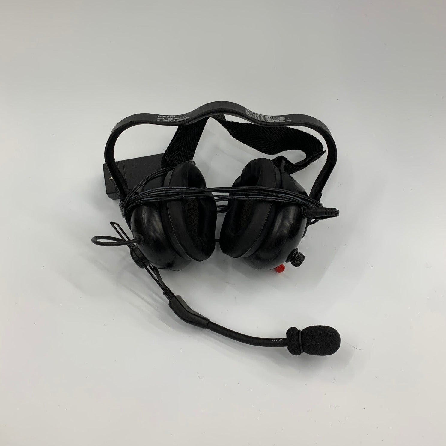 FIRECOM UHW 10 105 3092 00 Aviation Headset with Noise Reduction - Professional Pilot & Air Traffic Control Communication Headphones for Clear Audio in Cockpits and Control Towers