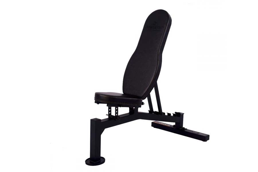 Powertec Streamline Utility Bench - Heavy Duty Adjustable Weight Bench for Home Gym Workouts - Perfect for Strength Training, Cardio & Full Body Exercises