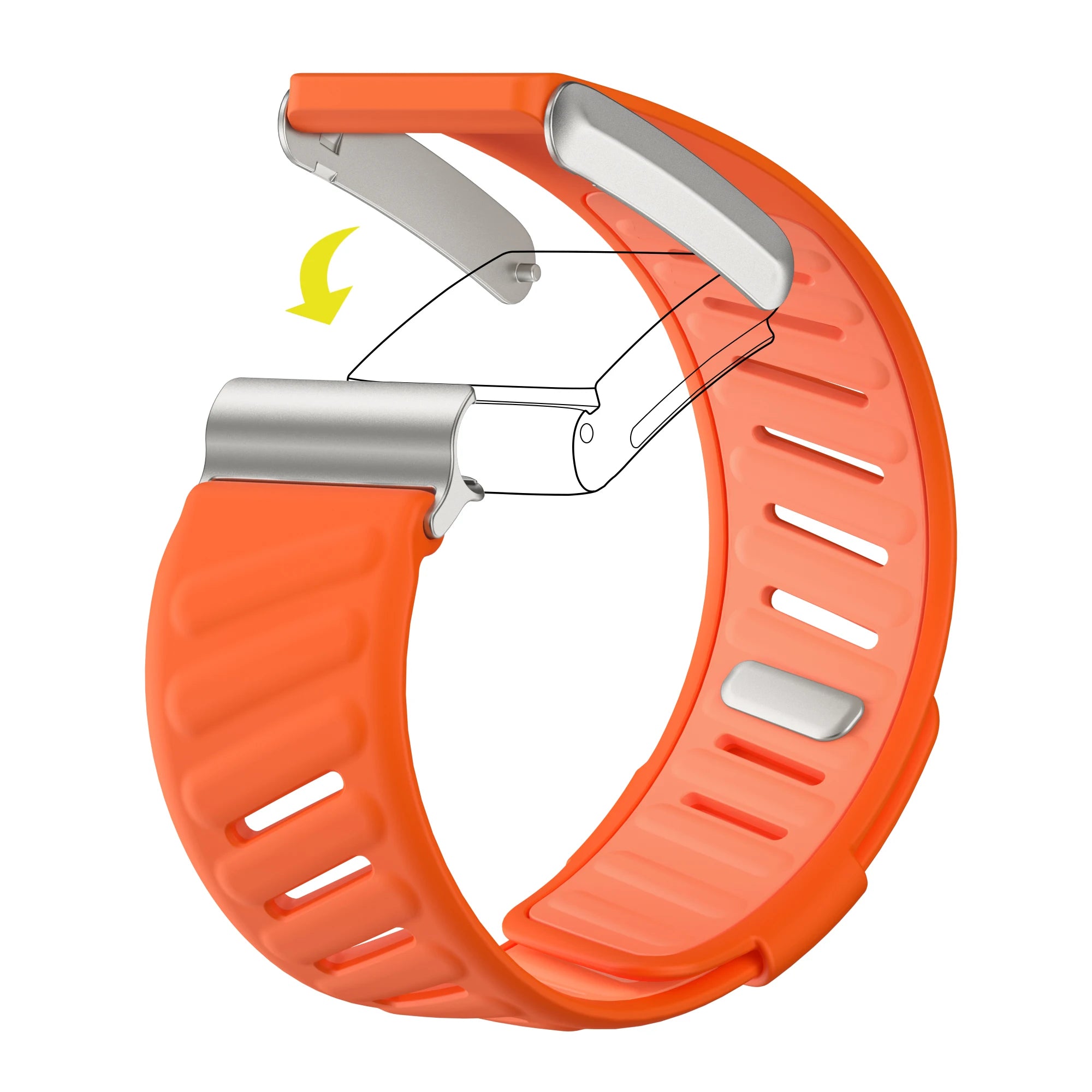 Premium Silicone Sports Straps for Whoop 4.0 & 3.0 - Comfortable, Durable Fitness Bands for Running, Cycling & Workouts