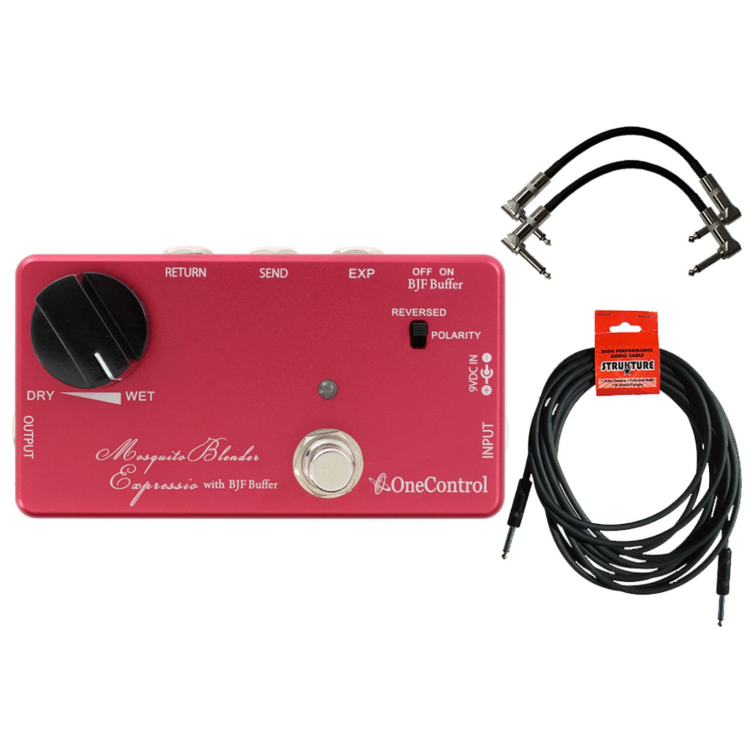 OCMBE Mosquito Blender Expression Pedal with BJF Buffer - Guitar Effects Pedal for Live Performances & Studio Recording