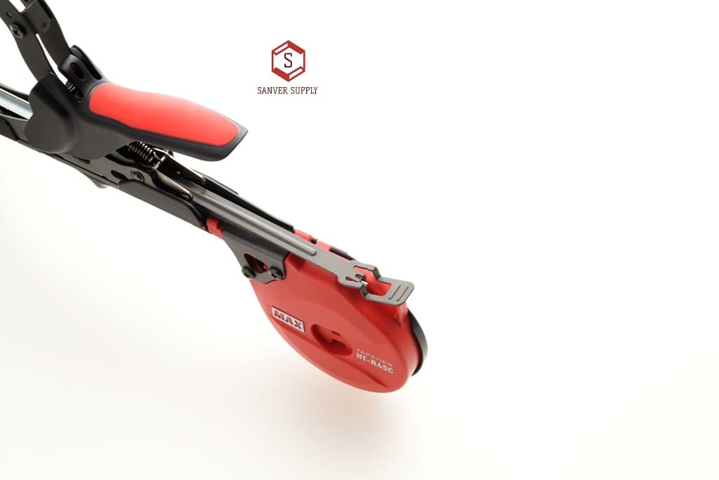 Tapener® HT-R45C(RD) Plant Tying Machine - Efficient Garden Vine & Tomato Support Tool for Home Gardening, Greenhouse, and Farm Use
