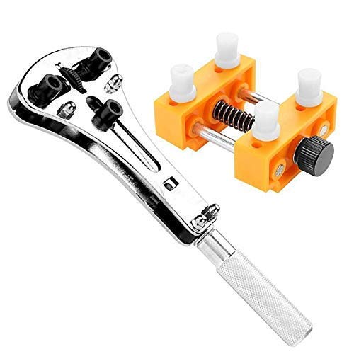 Professional Watch Case Opener Kit - Adjustable Screw Back Remover for Battery Replacement & Watch Repair | Jewelry Tool Set