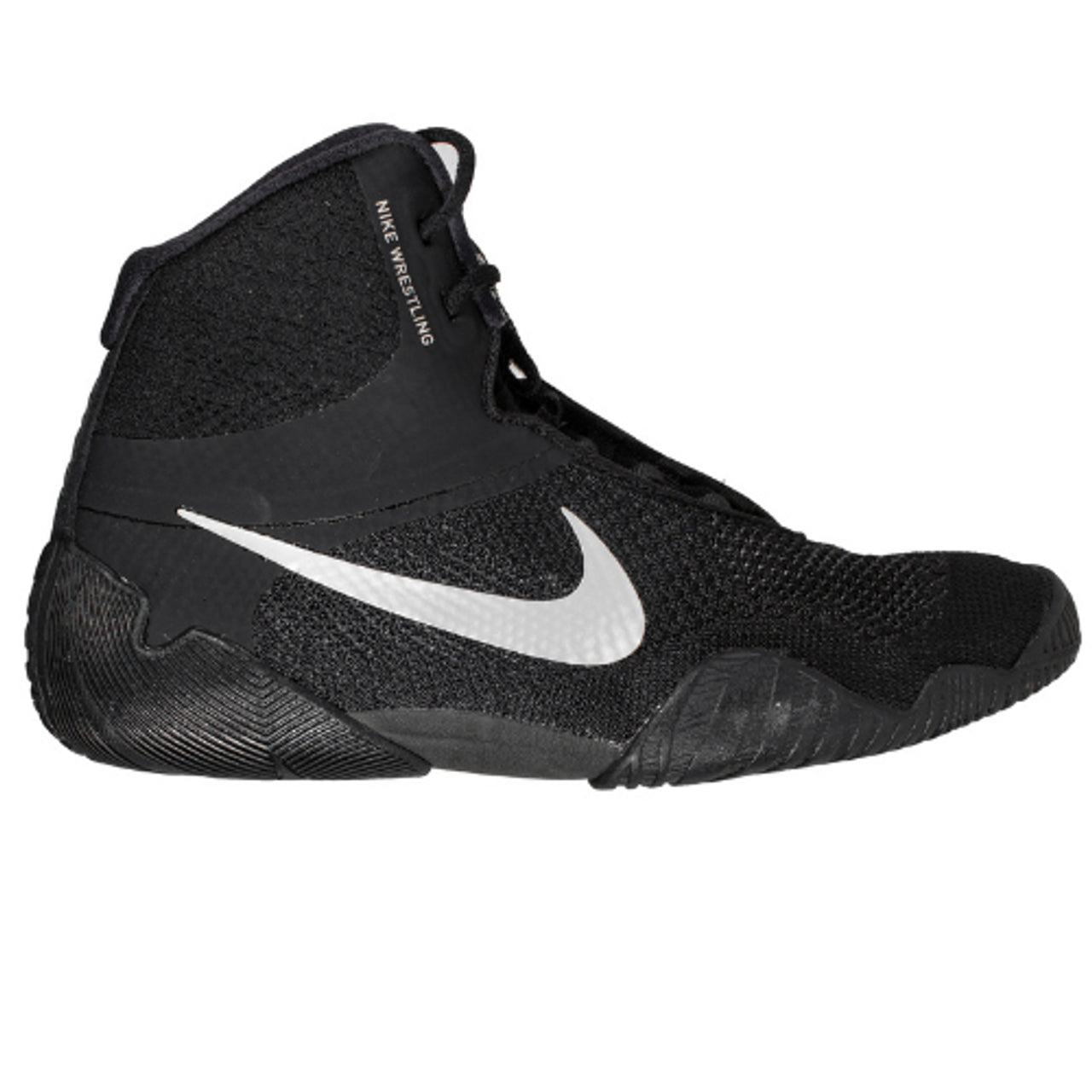Nike Tawa Wrestling Shoes - Black/Silver for Men & Women - High-Performance Wrestling Footwear for Training & Competitions