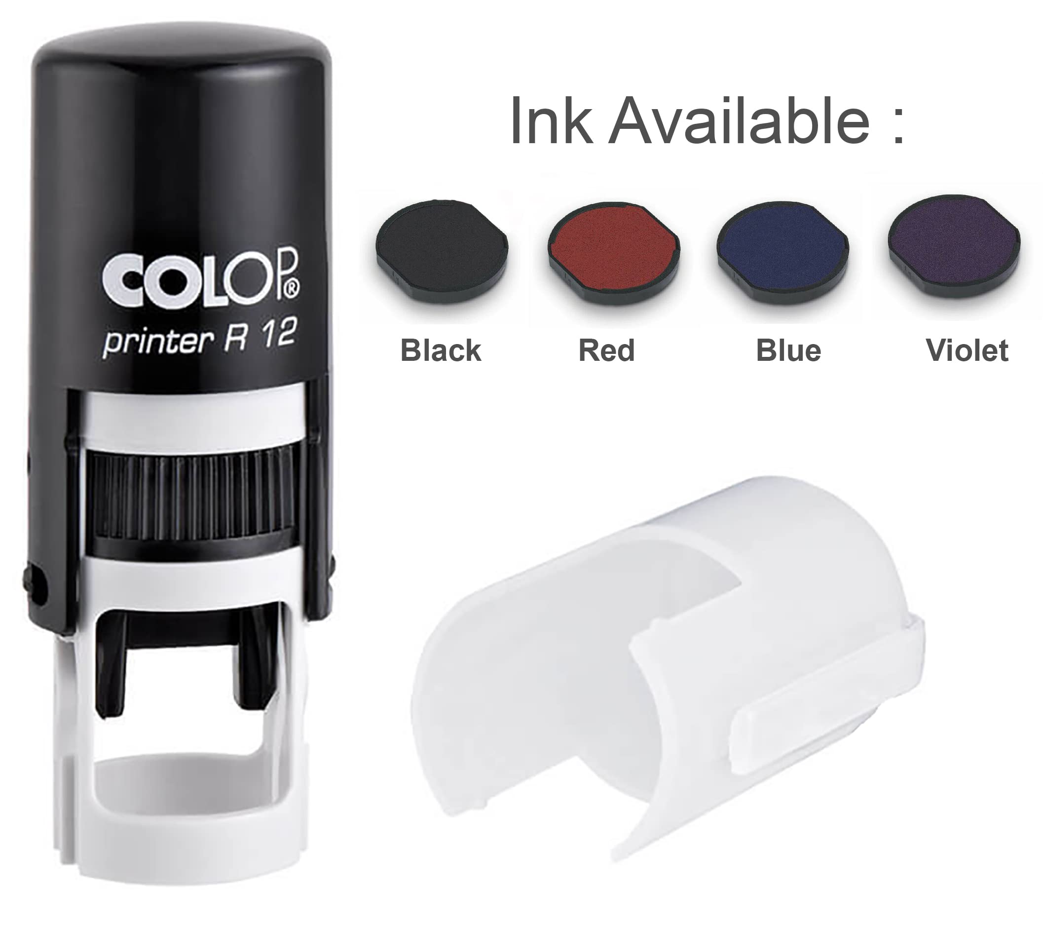 12mm Colop Round Self-Inking Stamp for Teachers & DIY Crafts