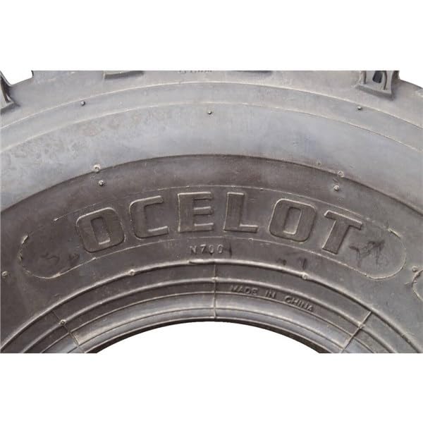 Ocelot P322 Rear 22x11-8 ATV Tires - 2-Ply Durable Tubeless Off-Road Tires with Knobby Tread - 22x11x8 UTV Tires for Dirt, Grass & Gravel - Perfect for Trail Riding, Hunting & Farm Work