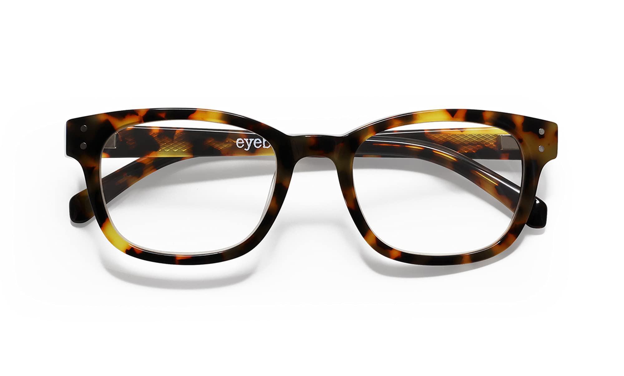 Eyebobs Biff Wide Reading Glasses - Premium Square Frame for Men & Women with Wide Faces | Strength 0.0x to 4.0x | Perfect for Office Work, Reading Books & Computer Use