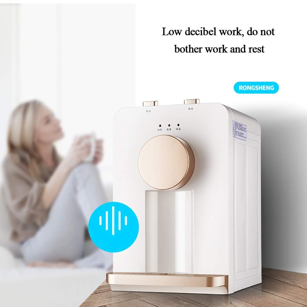 Hot & Cold Countertop Bottleless Water Dispenser with Top Loading Design - Energy Efficient Water Cooler for Home, Office, Kitchen & Dorm Room Use