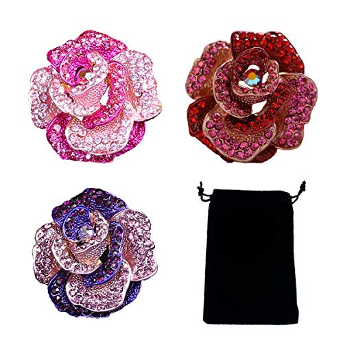 3 PCS Pink & Red & Purple